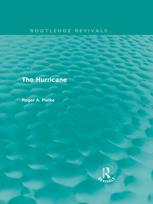 cover image of The Hurricane (Routledge Revivals)
